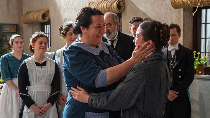 La promesa - La Promesa: Virtudes se despide de sus compañeros