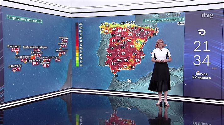 El tiempo - Alisios con rachas muy fuertes en Canarias