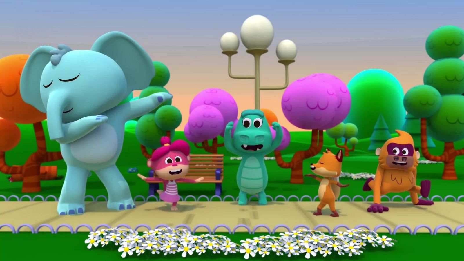 Canciones del zoo - Juguemos en el zoo - El Reino Infantil | Ver