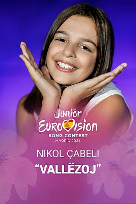 Eurovisión Junior - Nikol Çabeli - "Vallëzoj" (Albania)