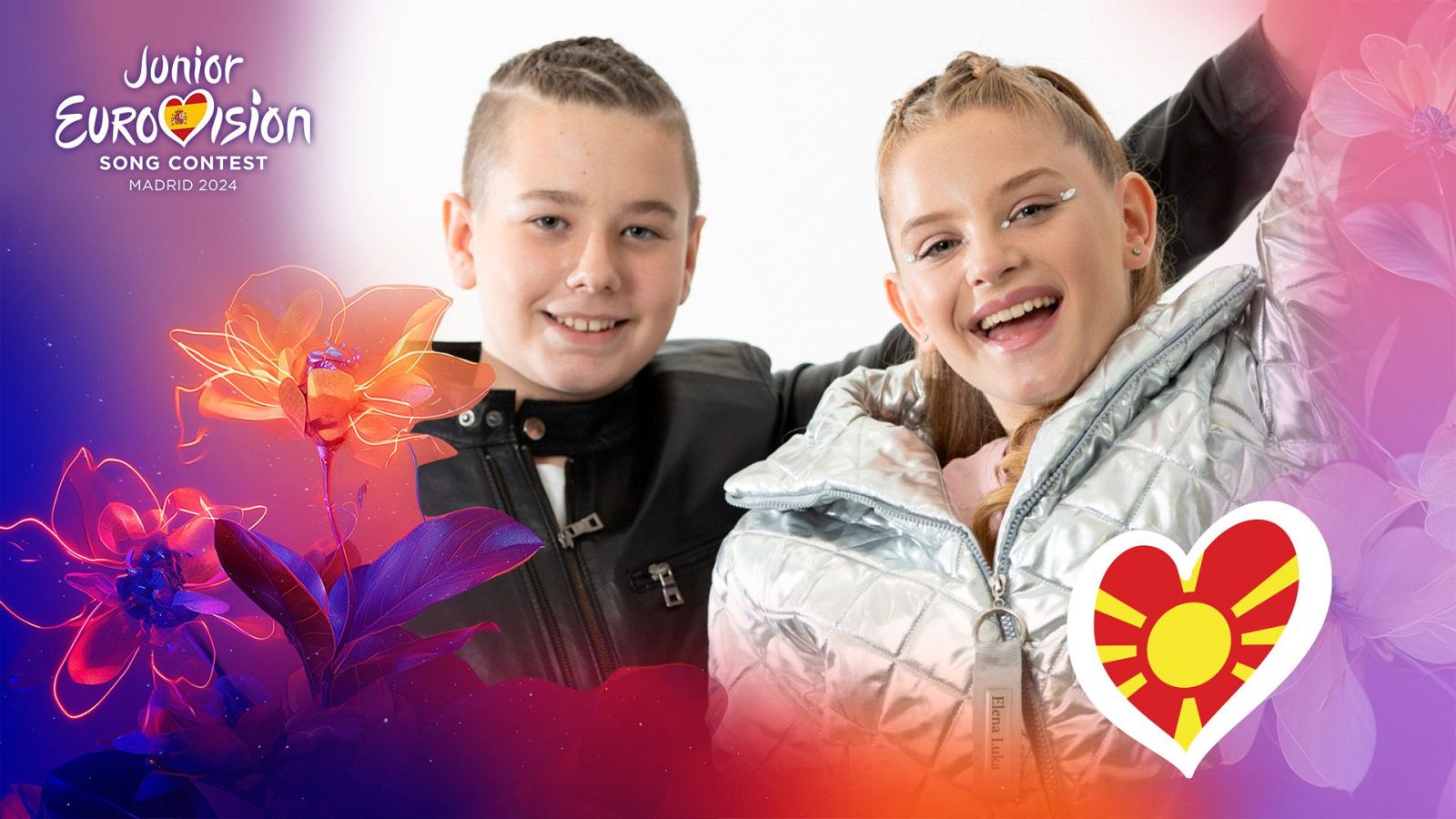 Eurovisión Junior 2024 | Anna & Aleksej "Marathon" (Macedonia) | Ver