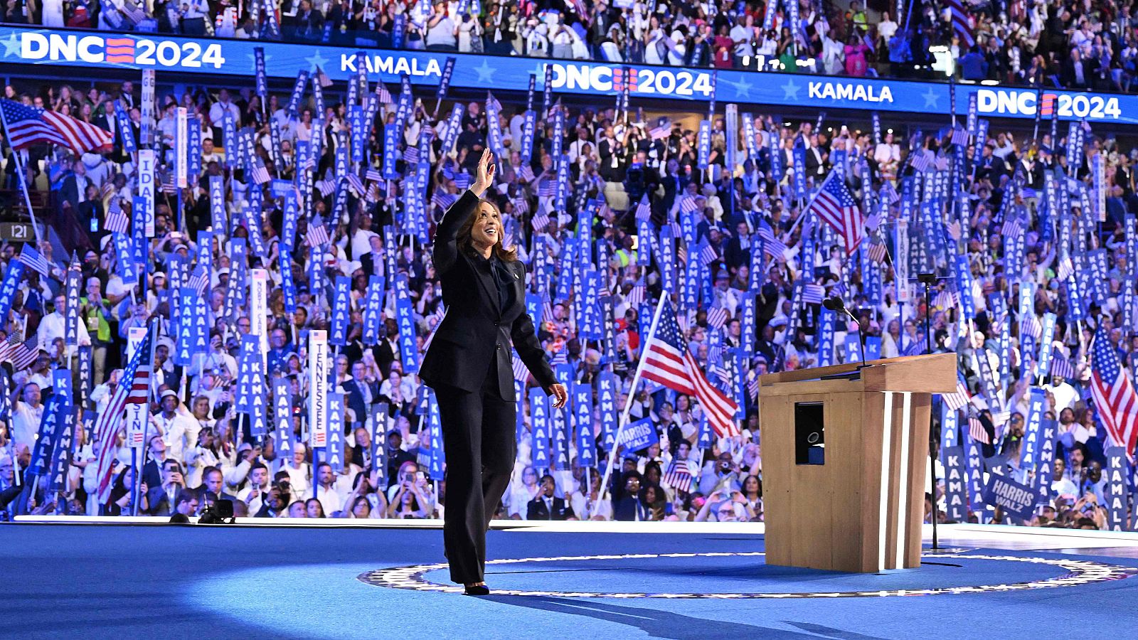 El Partido Demócrata resucita tras el nombramiento de Harris | Ver