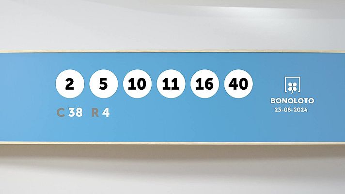 SELAE - Sorteo de la Lotería Bonoloto del 23/08/2024
