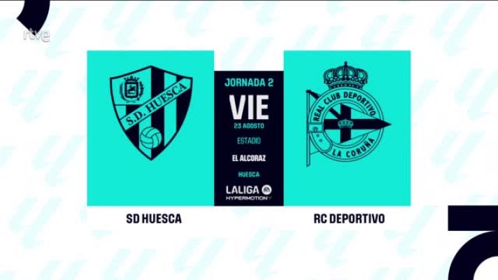 Resúmenes de LaLiga - Huesca - Deportivo: resumen del partido, 2ª jornada