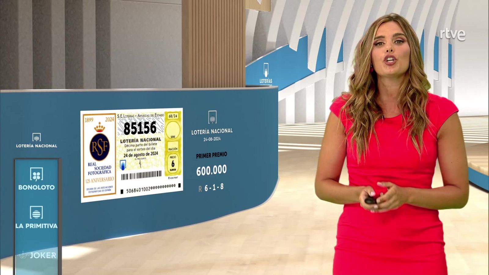 Sorteo de la Lotería Nacional del 24/08/2024 - ver ahora