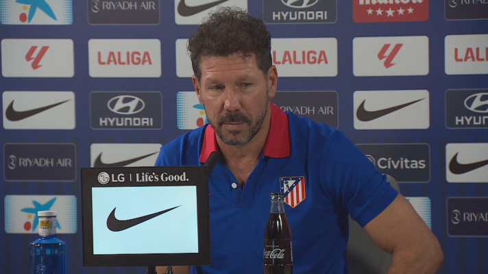 Fútbol - Simeone valora positivamente el mercado del Atlético a la vez que espera dos llegadas más