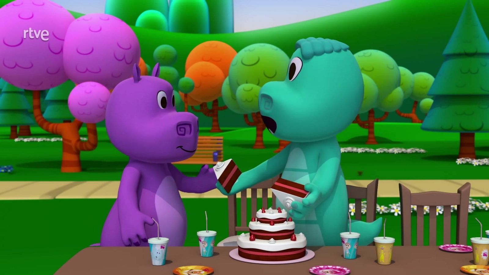 Canciones del zoo - El cocodrilo y el hipopótamo - El Reino Infantil | Ver