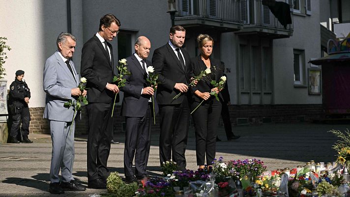Telediario 1 - El apuñalamiento de Solingen abre una herida de miedo y división en Alemania