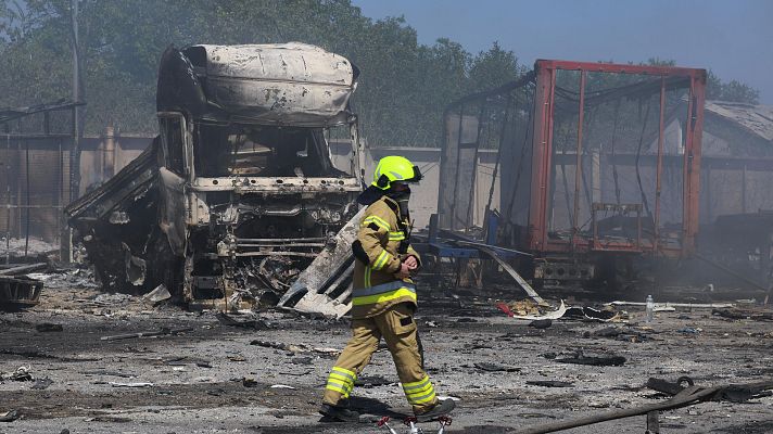 Telediario 2 - Ucrania sufre uno de los mayores ataques rusos en estos dos años y medio de guerra