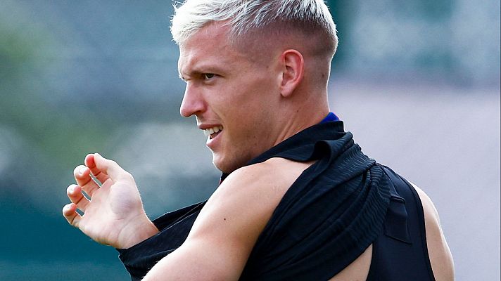 Telediario Matinal - El Barça inscribe a Dani Olmo, que podría debutar en Vallecas