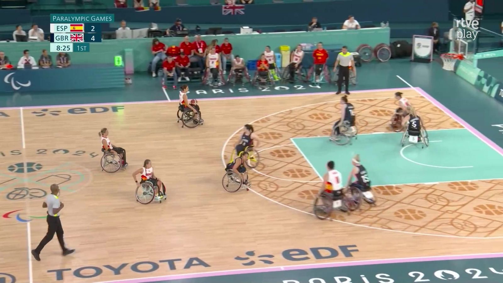 Baloncesto en silla de ruedas | España debuta con derrota en los Juegos Paralímpicos de París 2024 - París en Juegos | Ver