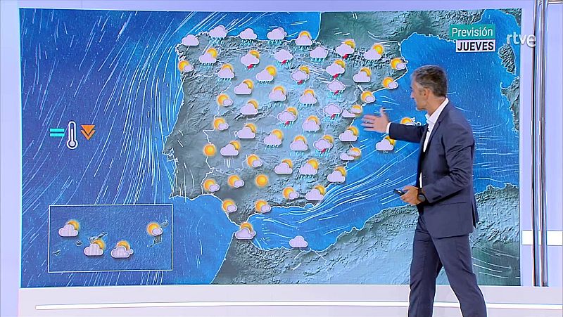 Probables chubascos y tormentas localmente fuertes y acompañados de granizo en Andalucía occidental - ver ahora