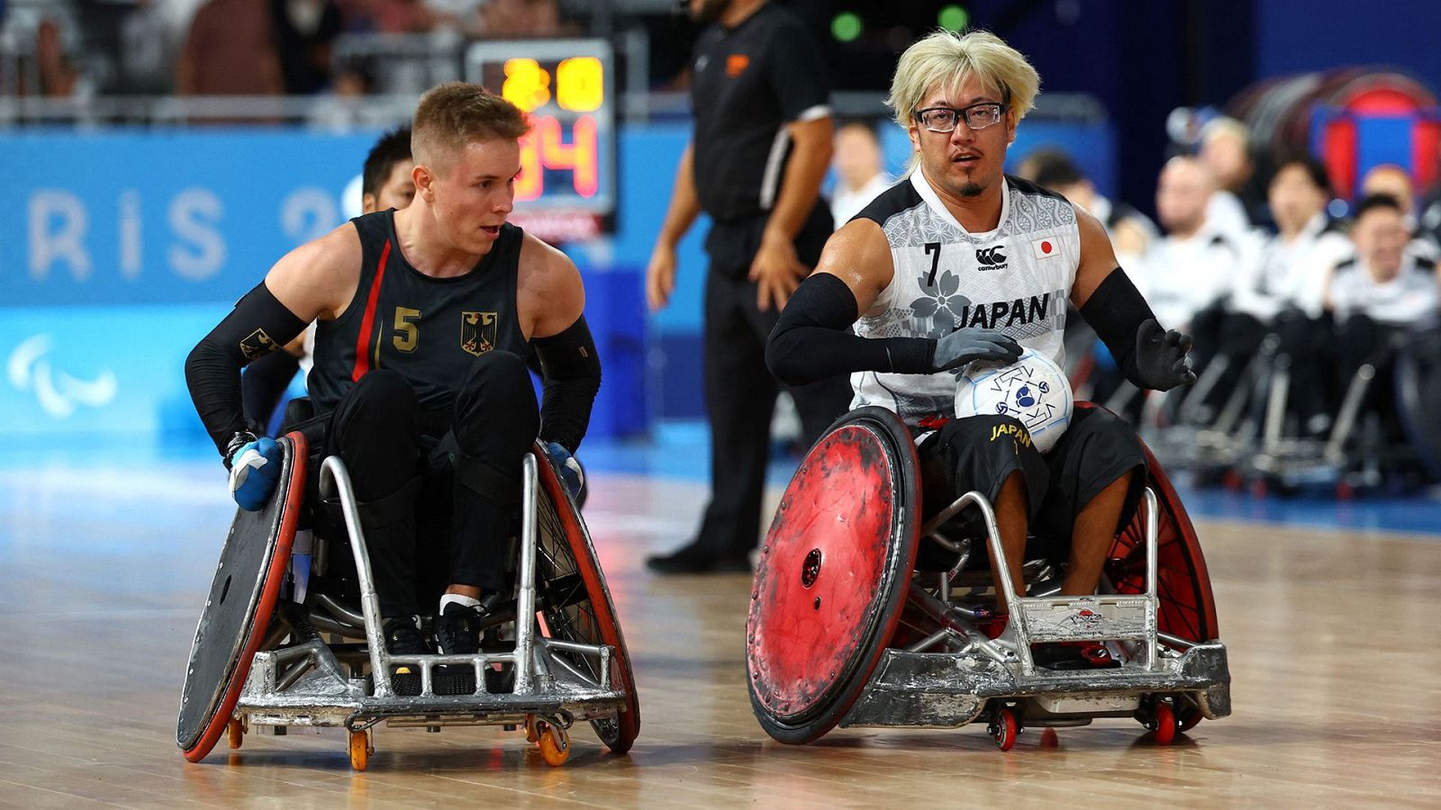 Paralímpicos París 2024 - Rugby en silla de ruedas: Ronda preliminar mixta. Francia - Dinamarca // Japón - Alemania - Ver ahora