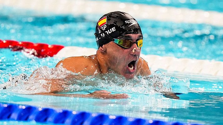 - Miguel Luque gana la medalla de bronce en 50 metros braza (SB3)