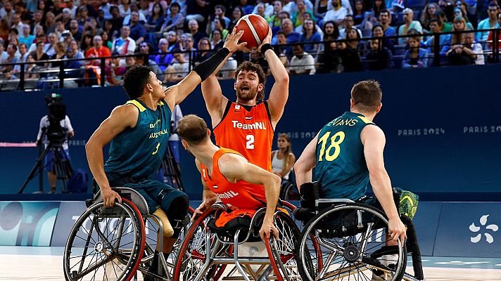 Baloncesto en silla de ruedas Paralímpicos París 2024 - Fase preliminar. Grupo B. Australia - Países Bajos (M)