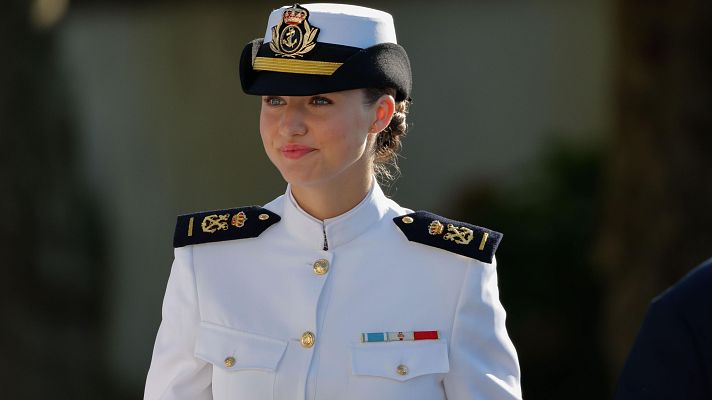  - La princesa Leonor ingresa en la Escuela Naval Militar de Marín, en Pontevedra