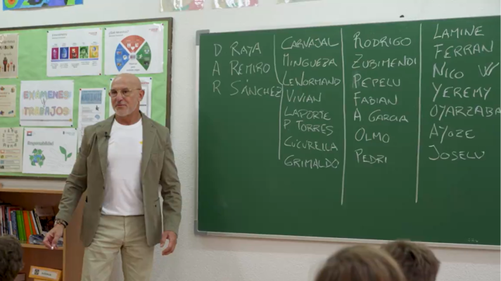 Telediario 1 - Mingueza y Pepelu,  grandes novedades de la lista de Luis de la Fuente para los próximos partidos de la selección