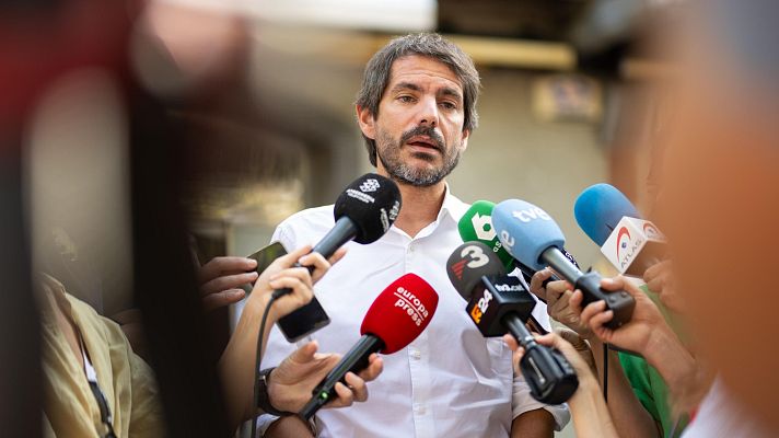 Telediario 1 - La crisis migratoria ya no solo divide a PSOE y PP, también a los socios de coalición