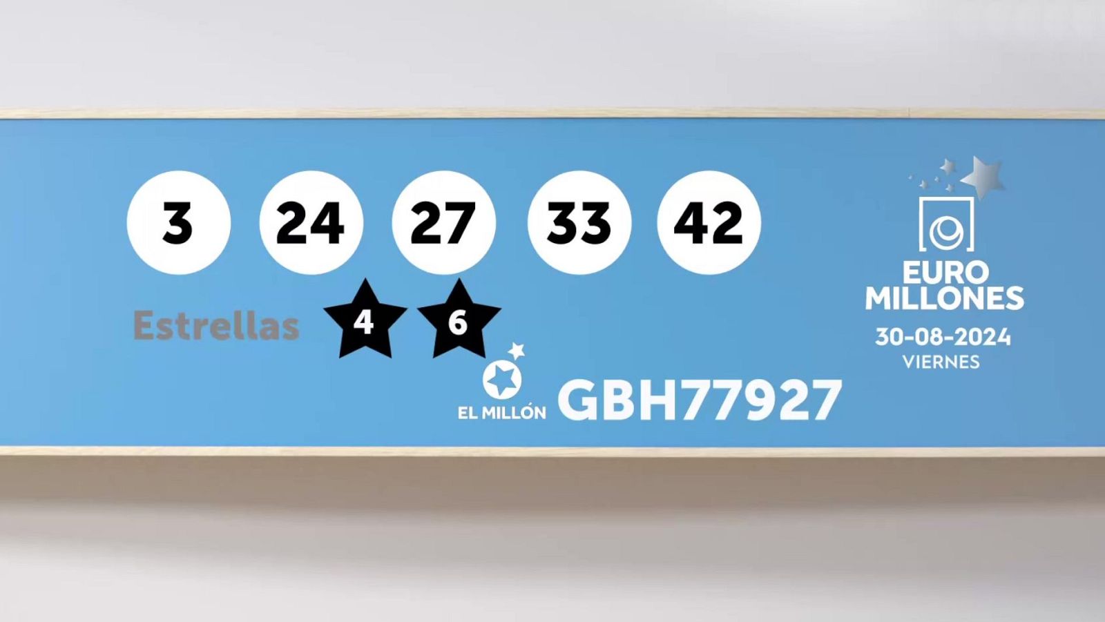 Sorteo de la Bonoloto y Euromillones del 30/08/2024 - ver ahora