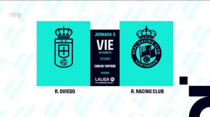 Resúmenes de LaLiga - Oviedo - Racing: resumen del partido de la 3ª jornada de Segunda