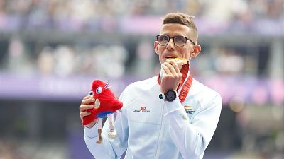 Yassine Ouhdadi consigue el primer oro para el atletismo espaol en los Juegos Paralmpicos de Pars