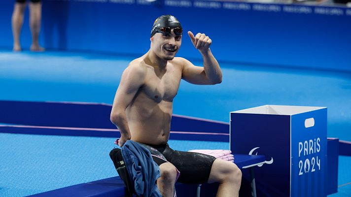Natación Paralímpicos Paris 2024 - Juegos Paralímpicos París 2024 | Íñigo Llopis logra la medalla de oro en los 100 metros espalda