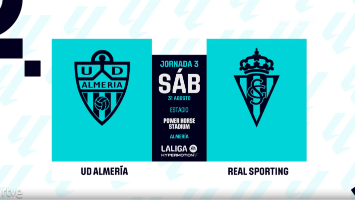 Resúmenes de LaLiga - Almería - Sporting: resumen del partido de la 3ª jornada de Segunda