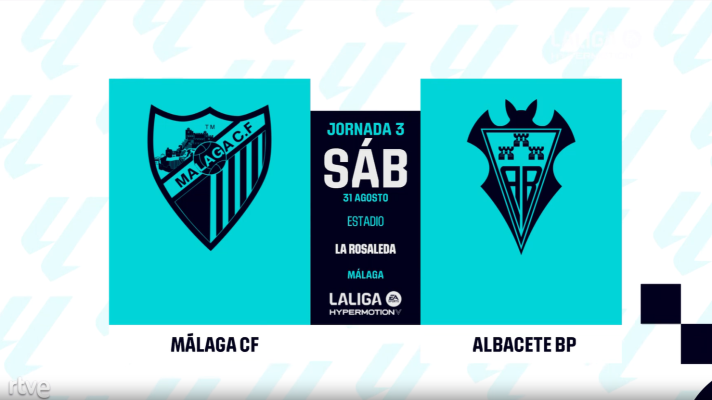 Resúmenes de LaLiga - Málaga - Albacete: resumen del partido de la 3ª jornada de Segunda