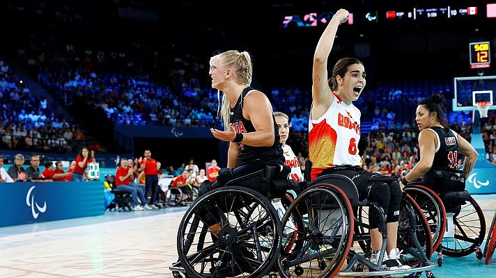 Baloncesto en silla de ruedas Paralímpicos París 2024 - Fase preliminar. Grupo A, España - Canadá (F)