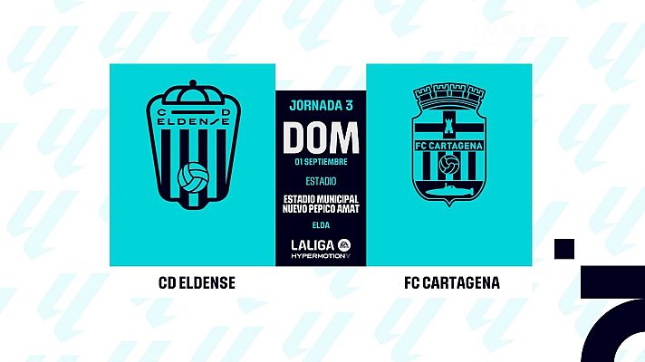 Resúmenes de LaLiga - CD Eldense - Cartagena: resumen del partido de la 3ª jornada de Segunda