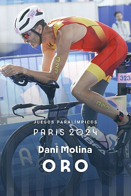Triatlón Paralímpicos Paris 2024 - Dani Molina, campeón paralímpico de triatlón PTS3 en París 2024