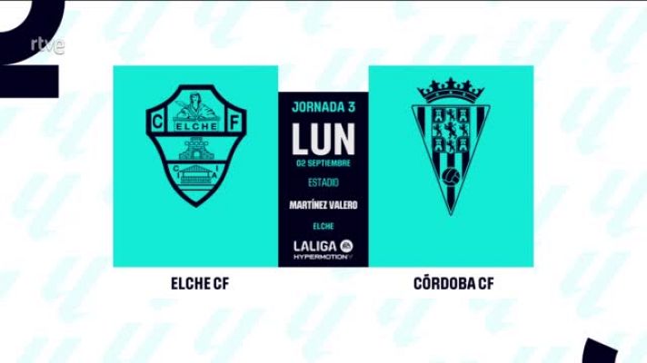 Resúmenes de LaLiga - Elche - Córdoba : resumen del partido de la 3ª jornada de Segunda