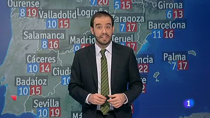 El tiempo - Temperaturas en ascenso en casi toda la península