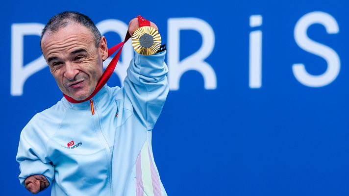 Telediario 1 - Ricardo 'Eleven', a TVE: "Para nada me imaginaba este resultado al principio de estos Juegos"