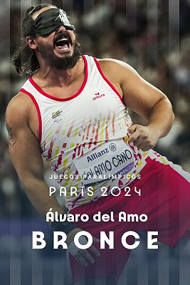 Atletismo Paralímpicos París 2024 - Bronce al límite de Álvaro del Amo en disco