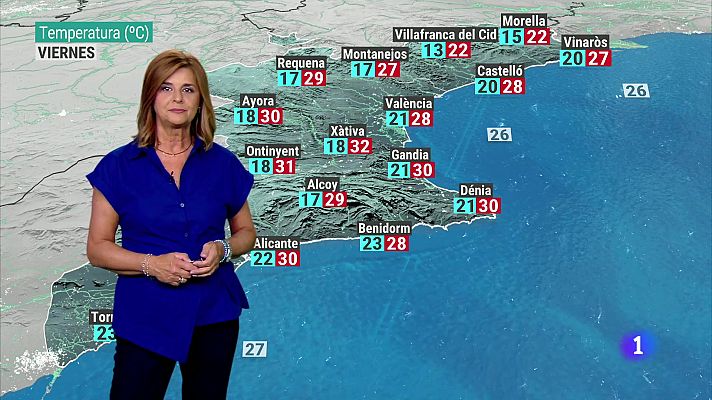 L'informatiu - Comunitat Valenciana - El tiempo en la Comunitat Valenciana - 05/09/2024