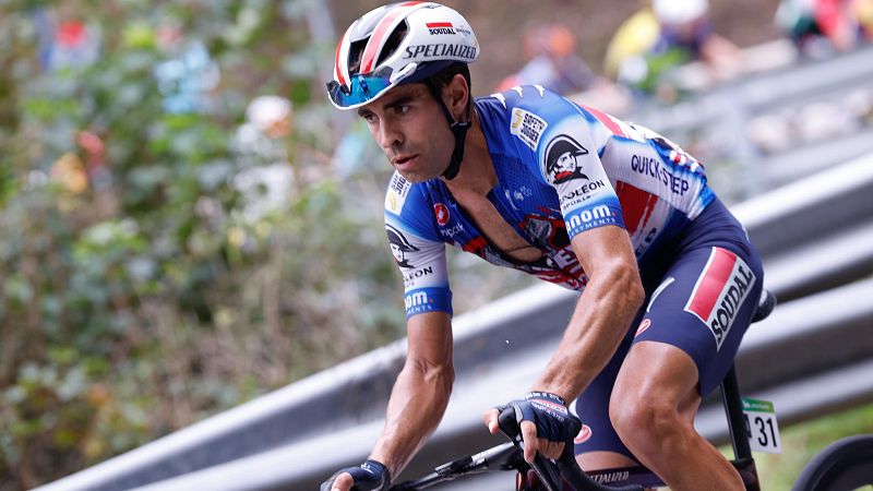 La Vuelta 2024 | Caos en T-Rex tras quedarse cortado Mikel Landa | Ver