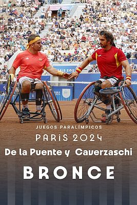 Tenis en silla de ruedas Paralímpicos Paris 2024 - Martín de la Puente y Dani CaverzaschIi, bronce en dobles masculino de tenis en silla de ruedas
