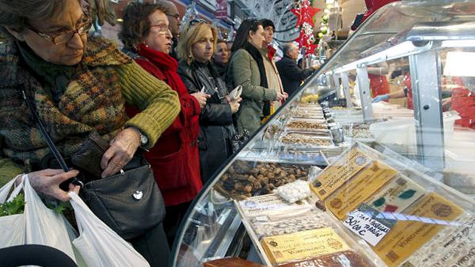 Los españoles gastarán 200 euros de media en alimentación por persona esta Navidad
