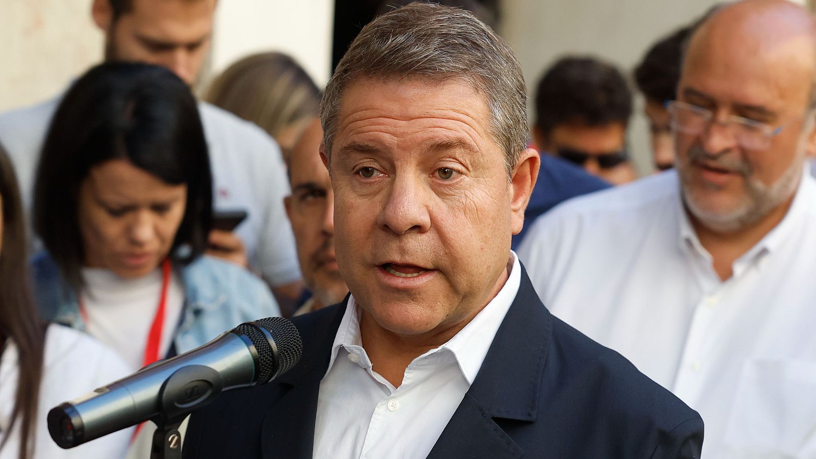 Emiliano García-Page llega a Ferraz con una "enorme preocupación" - Fin de semana 24h | Ver