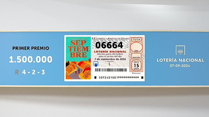 SELAE - Sorteo de la Lotería Nacional del 07/09/2024