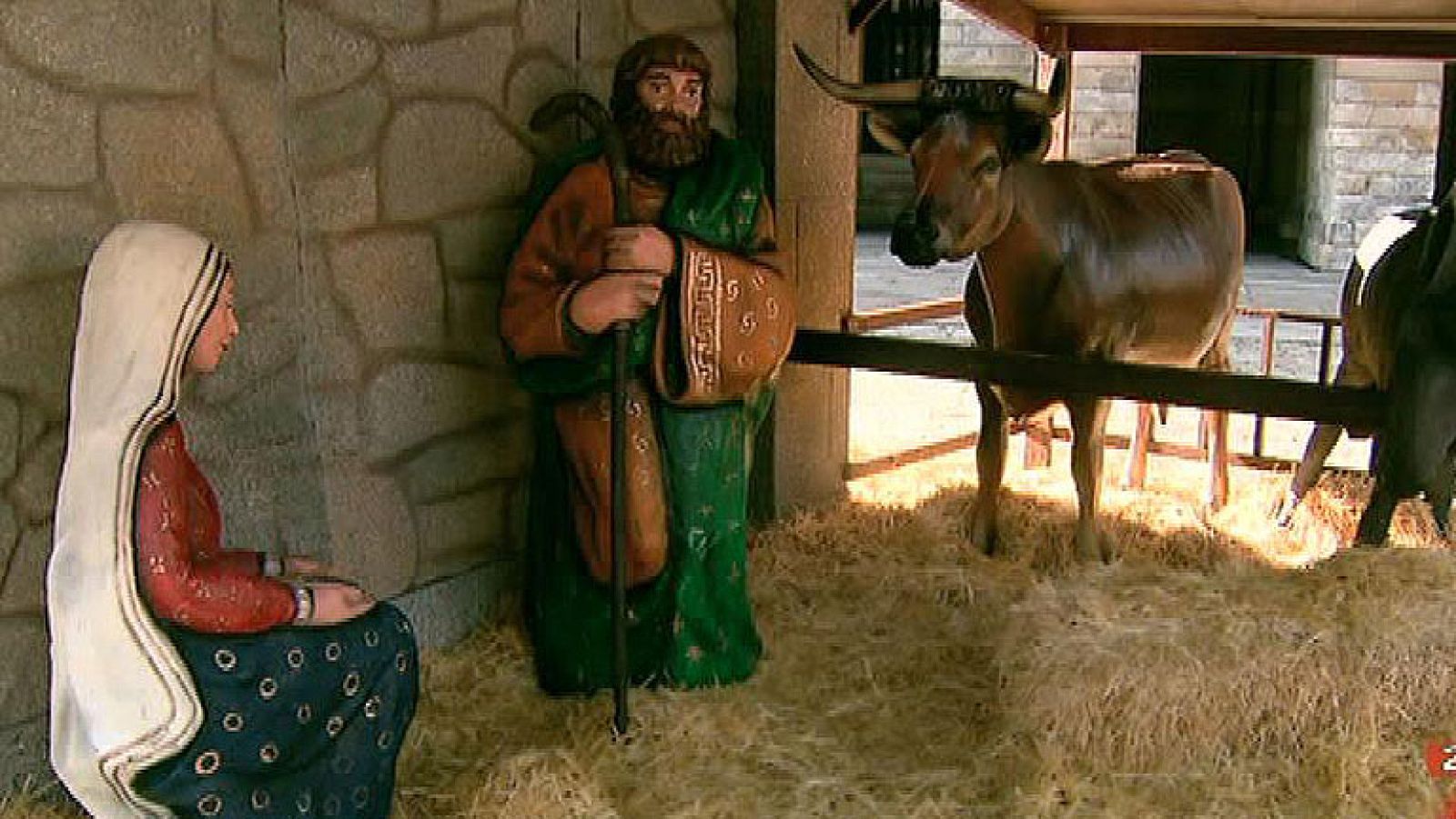 El Niño Jesús desaparece de un belén en Galicia para criticar los desahucios - Informativo 24h | Ver