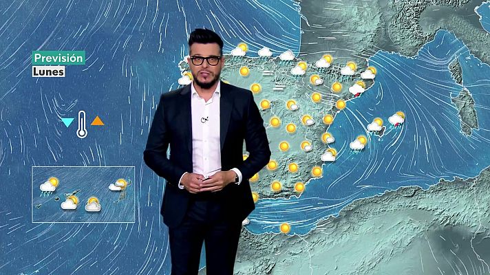 El tiempo - Las máximas descenderán en la vertiente mediterránea y acusadamente en Baleares