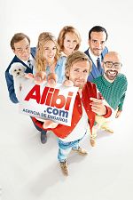Poster de Alibi.com, agencia de engaños