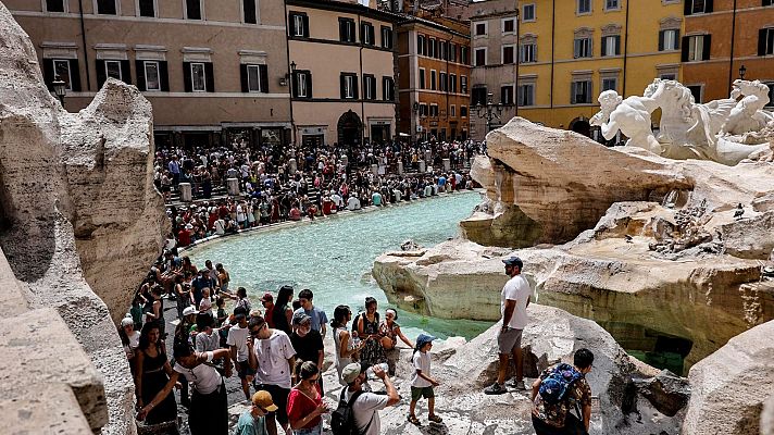Telediario 1 - Pagar por ver la Fontana de Trevi, la medida de Roma para evitar morir de éxito