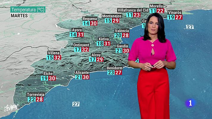 L'informatiu - Comunitat Valenciana - El tiempo en la Comunitat Valenciana - 09/09/2024