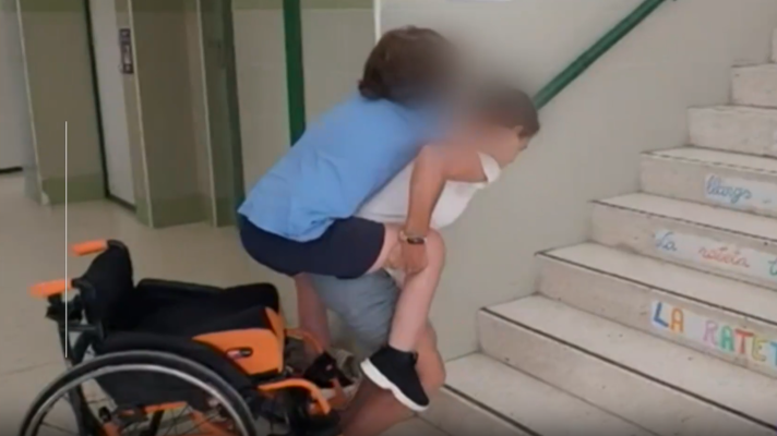  - Colegios sin accesibilidad: el ascensor se ha estropeado y es el único centro adaptado de la zona