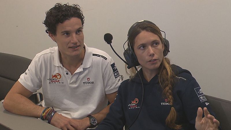 Andrea Emone, una de las 17 ingenieras en la Copa del América de vela