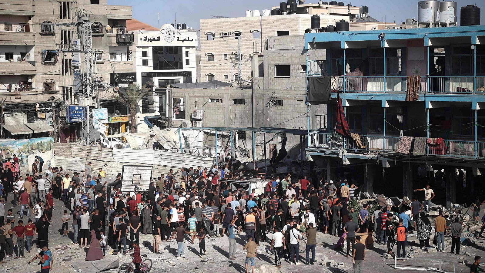 Israel ataca de nuevo una escuela de la ONU en Gaza - Informativo 24h | Ver