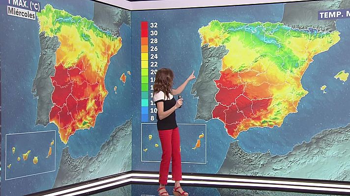 El tiempo - Alisios con intervalos fuertes y rachas muy fuertes en zonas de Canarias
